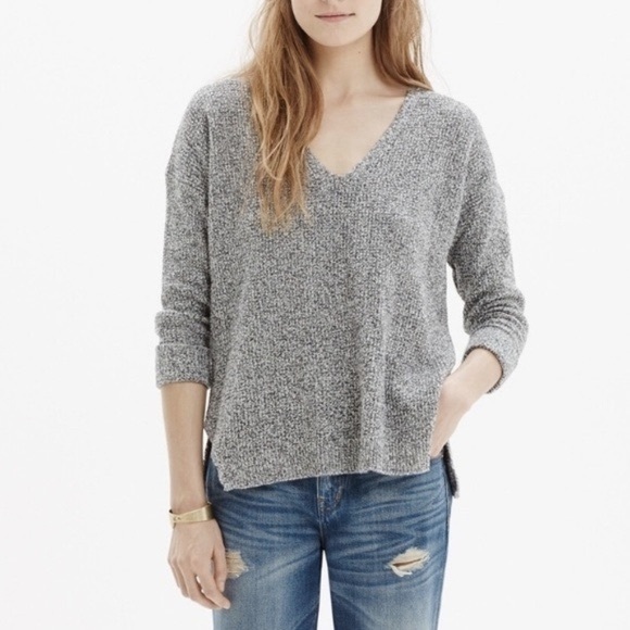 Madewell Sweaters - Madewell Gray Oceanside Pullover Sweater